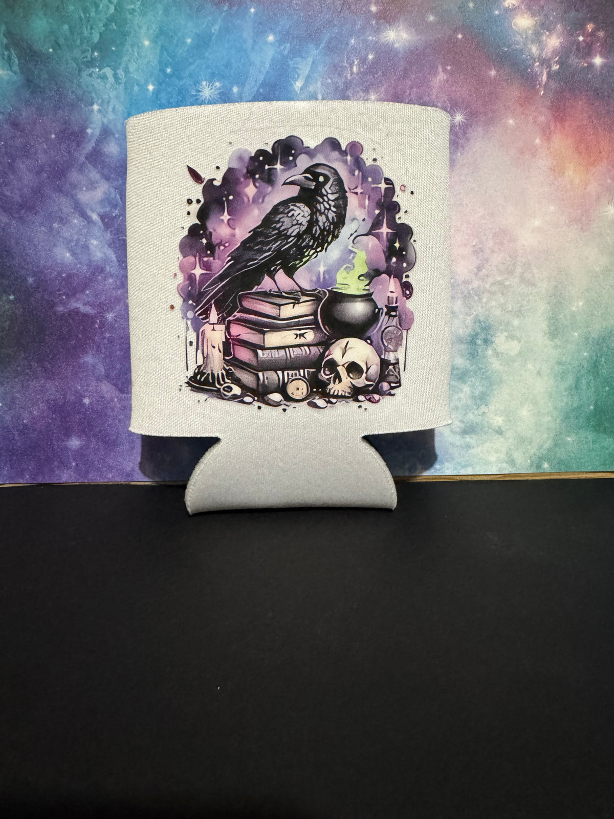 Koozie - White with Heat Transfer Design