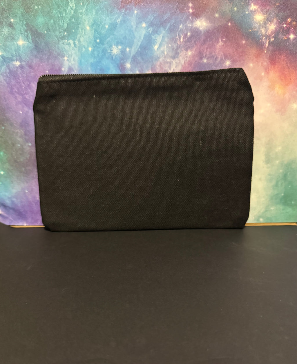 Canvas Zipper Pouch - Black