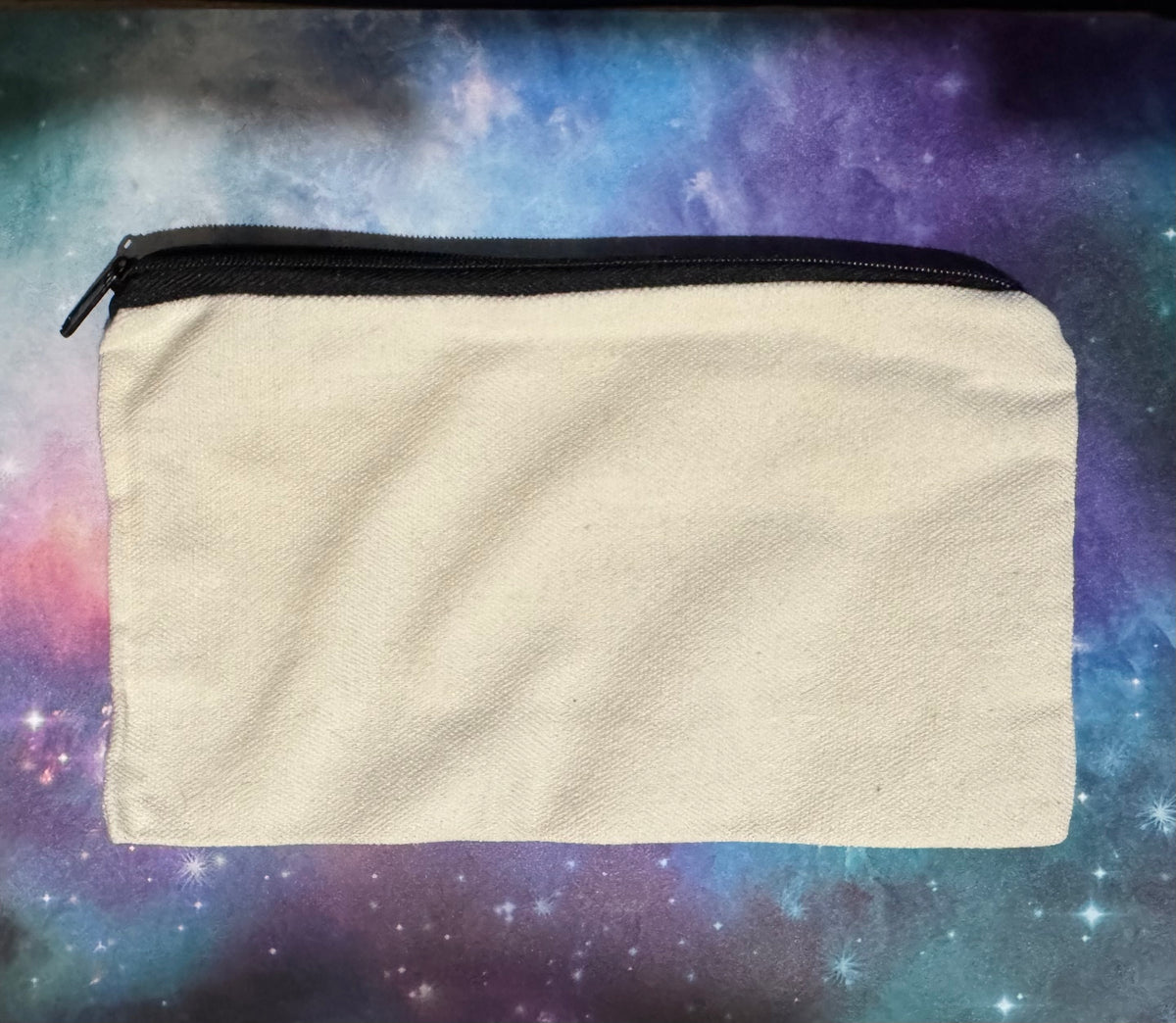 Canvas Zippered Pouch _ Khaki
