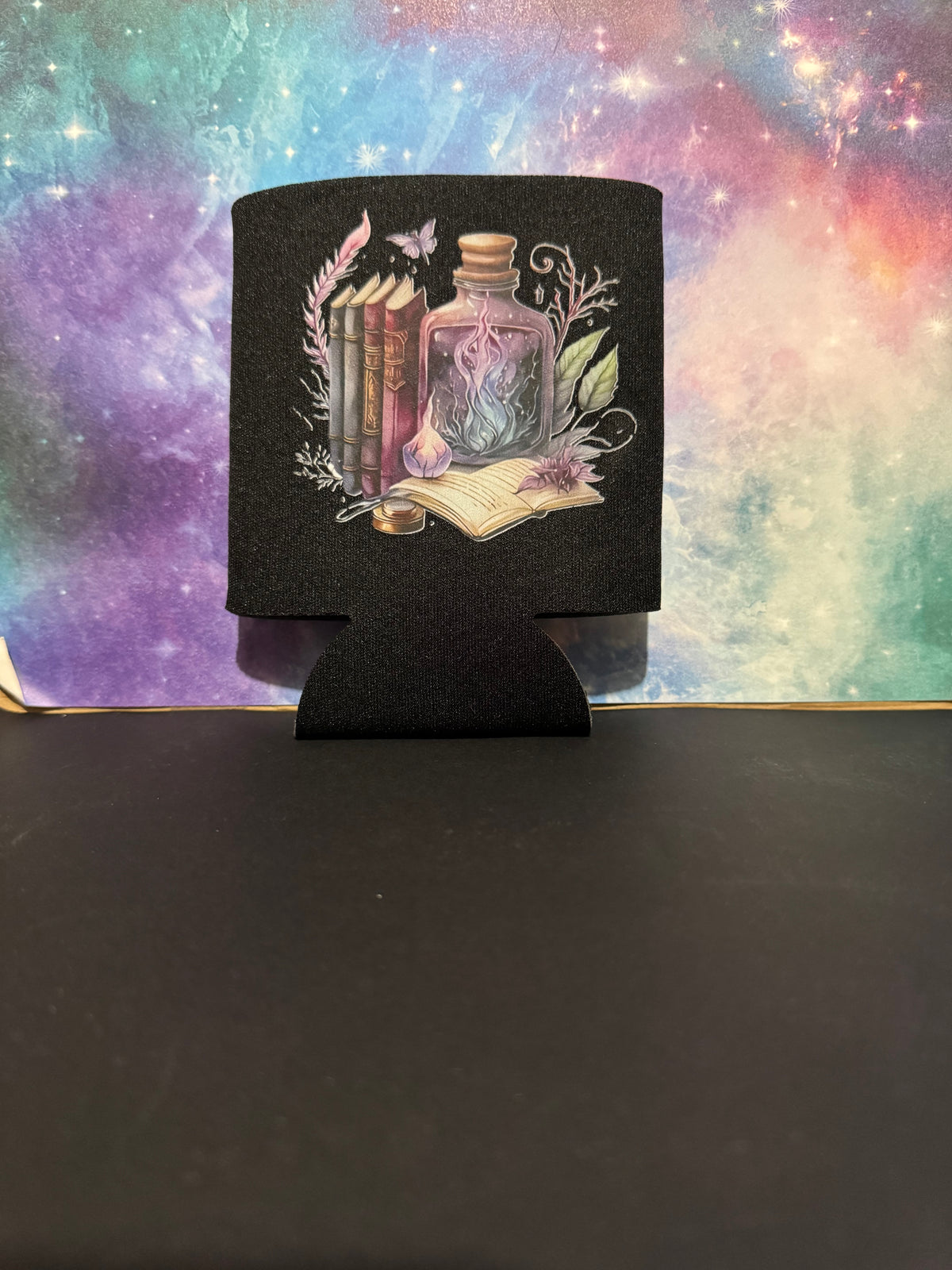 Koozie - Black with Heat Transfer Design