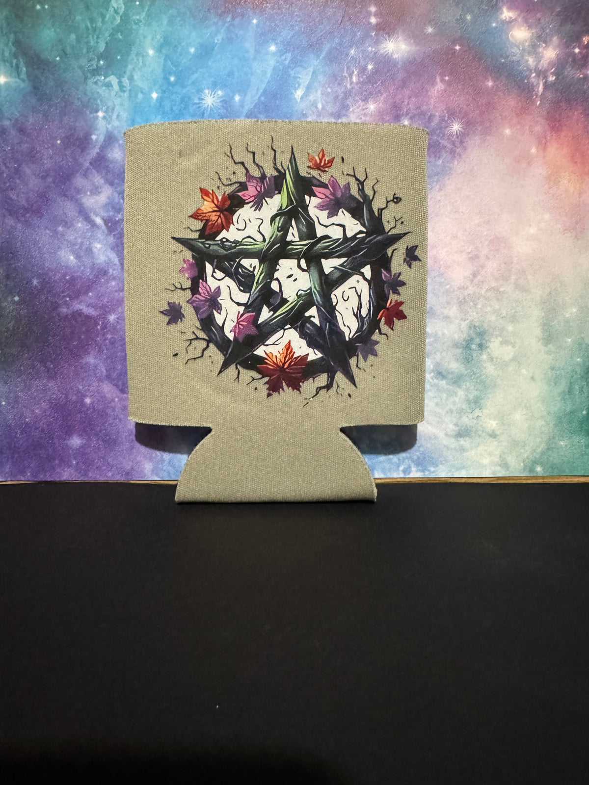 Koozie - Grey with Heat Transfer Design