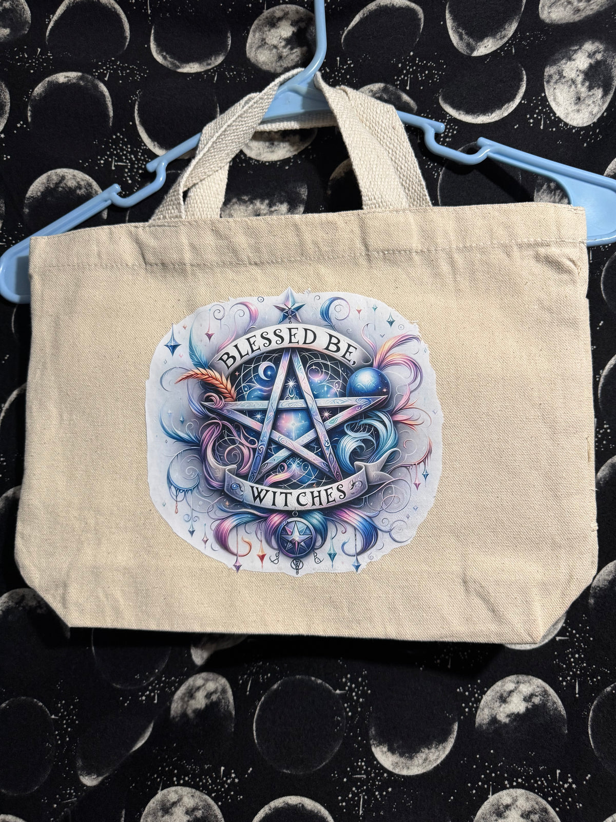 Double Sided 2 Pocket Canvas Bag with Sublimation Decal